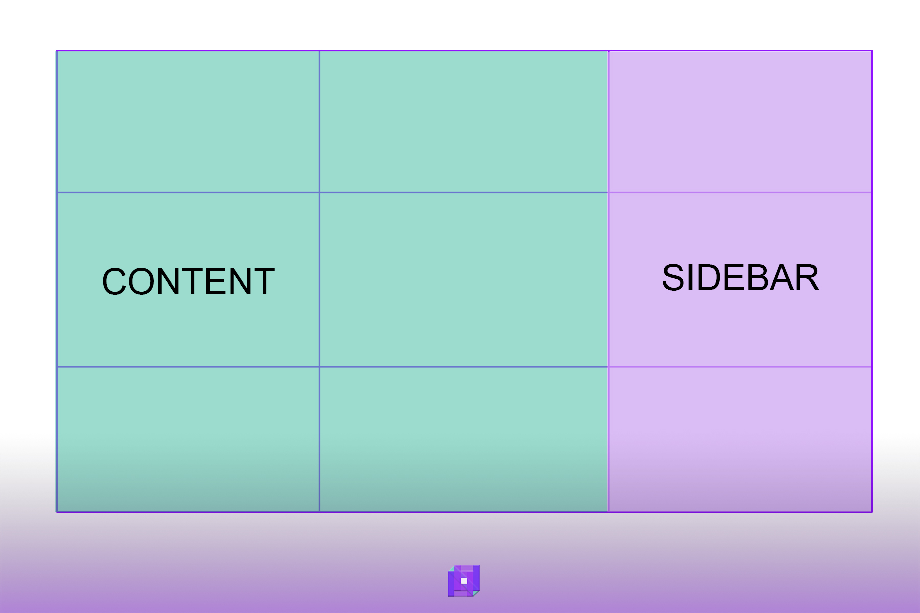 Traditional layout of a website utilizing the Golden Triangle