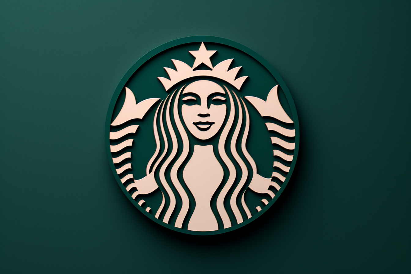 The Starbucks logo.