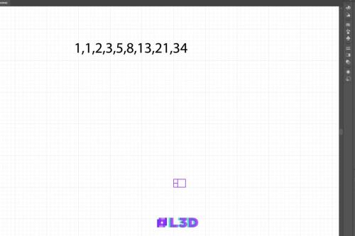 Step 5 in creating the golden ratio spiral